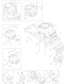 Engine Accessories Diagram and Parts List for 2006 Yard Machines Lawn Tractor